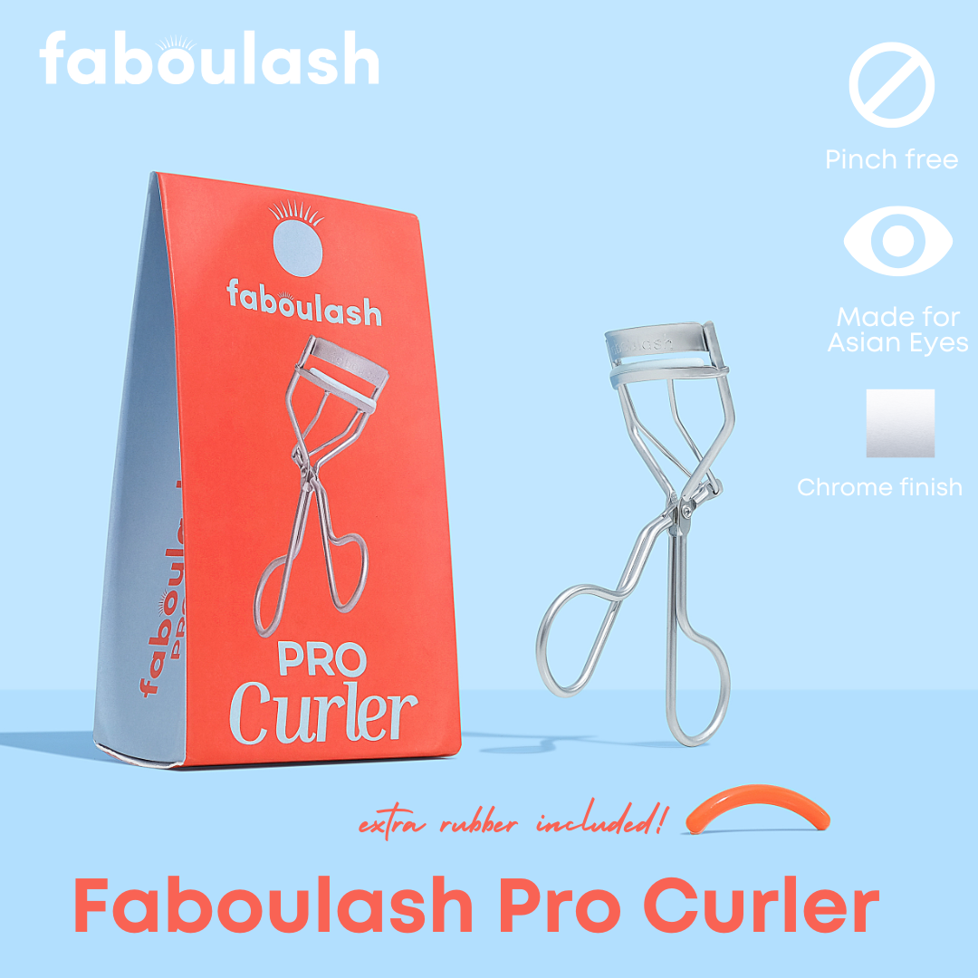 Faboulash Pro Curler (Classic Eyelash Curler with Chrome Finish)