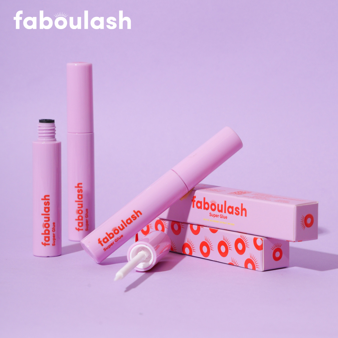 Faboulash Super Glue Eyelash Adhesive Infused with Blueberry Extract 9G